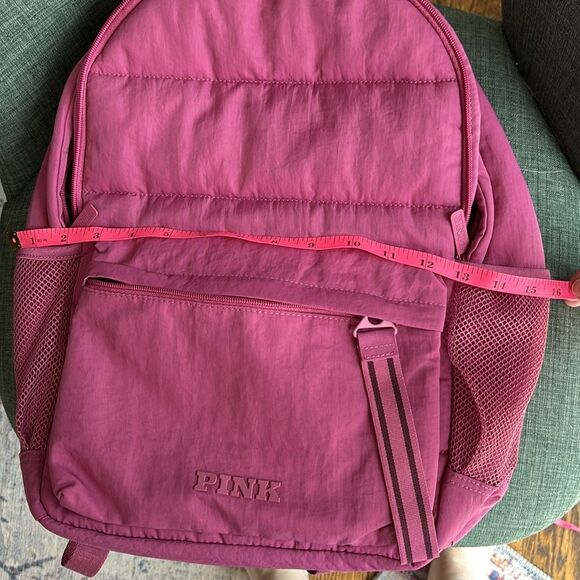 Victoria’s Secret Pink quilted rose my pink Backpack bag travel school NWOT! - Picture 14 of 16